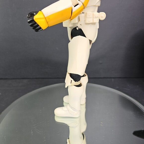 Star Wars Attack of the Clones Clone Commander 12” W/ Yellow Stripes 2002 VTG - Picture 11 of 16